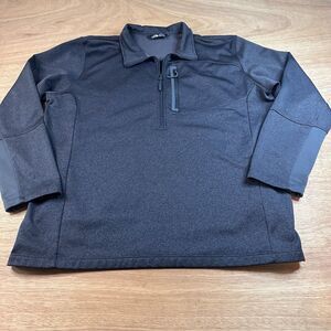 The North Face Men’s XXL Gray 1/4 Zip Fleece Lined Pullover Jacket